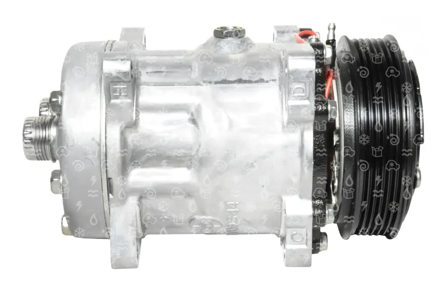 kompresor SANDEN 7H15, řemenice 119 mm - PV6, 12V,  OEM 6453 T0